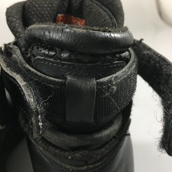 Harley Davidson 8 Black Leather Motorcycle Ankle Boots 91017 main image 5